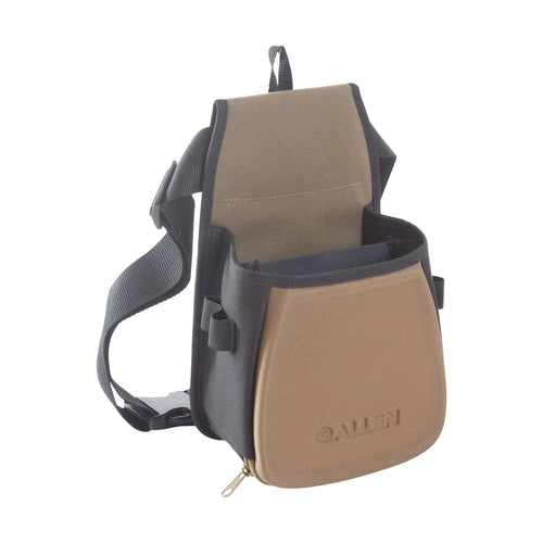 Allen 8303 Eliminator Basic Double Compartment Shooting Bag Black w/Brown Trim