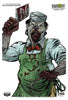 Birchwood Casey 35655 Darkotic  Zombie Butcher Hanging Paper Target 12 x 18 8 Per Pack