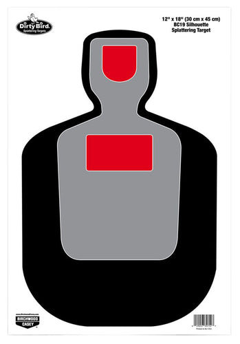 Birchwood Casey 35717 Dirty Bird BC-19 Silhouette Hanging Tagboard Target 12 x 18 8 Per Pack