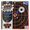 Birchwood Casey 36123 Big Burst  Self-Adhesive Paper 12 Bullseye Orange Target Sheet w/Black Targets 3 Per Pack