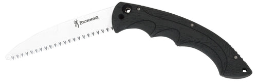 Browning 322922 Camp Folding Saw 5.125 4116 Stainless Steel Saw Rubber Black