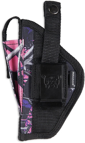 Bulldog FSN20MDG Extreme  Muddy Girl Camo Nylon OWB 2-3 SubCompact Auto, Most Ambidextrous Hand