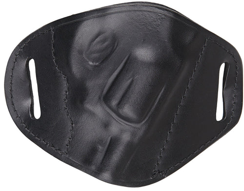 Bulldog MLBRS Molded  Black Leather Belt Small J-Frame Right Hand
