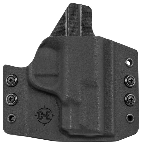 C&G HOLSTERS 067100 Covert OWB S&W M&P Shield 9/40 Kydex Black