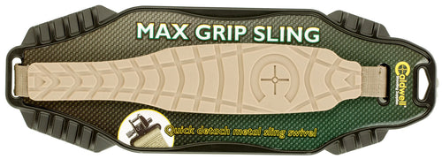Caldwell 156214 Max Grip Sling with QD Swivel 2.75 W x 20-40 L Adjustable Flat Dark Earth for Rifle