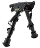 Caldwell 379852 XLA Fixed Bipod Black 6-9 Aluminum compatible with Swivel Stud