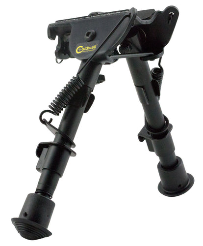Caldwell 379852 XLA Fixed Bipod Black 6-9 Aluminum compatible with Swivel Stud