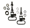 Grovtec US Inc GTSW19 Locking Swivel Set 1 Black Oxide Steel Shotgun Pump/Auto