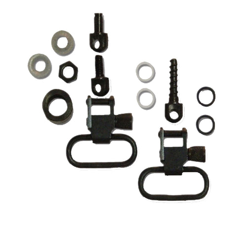 Grovtec US Inc GTSW19 Locking Swivel Set 1 Black Oxide Steel Shotgun Pump/Auto