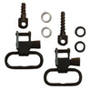 Grovtec US Inc GTSW23 Locking Swivel Set 1 Black Steel Rifle