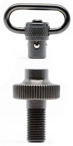 Grovtec US Inc GTSW308 Mag Cap  Shotgun 1 Push Button Black Oxide Mossberg 500 12 Gauge Steel