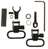 Grovtec US Inc GTSW40 Barrel Band Swivel Set 1 Black Steel Fits Tube Magazines of .420-.470 Diameter