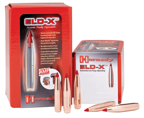 Hornady 2635 ELD-X  6.5mm .264 143 gr Extremely Low Drag-eXpanding 100 Per Box