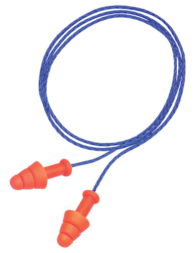 Howard Leight R01520 Multiple Use Smart Fit 25 dB Orange Ear Buds w/Blue Cord