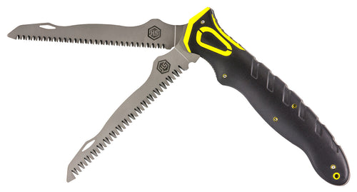 Hunters Specialties 100053 Command Grip Tool  6.70 Bone/Wood Saw Saw 3Cr13 Stainless Steel Rubber Handle Folding