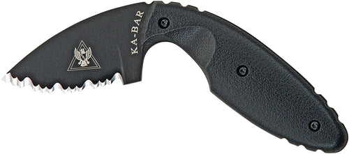 Ka-Bar 1481 TDI Law Enforcement 2.31 Drop Point Serrated AUS 8A Steel Zytel Black Handle Fixed