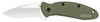 Kershaw 1620OL Scallion  2.40 Drop Point Plain Bead Blasted 420HC Steel Olive Drab Anodized Aluminum Handle Folding