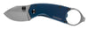 Kershaw 8710 Antic  1.70 Drop Point Plain Bead Blasted 8Cr13MoV Blue PVD Stainless Steel Handle Folding