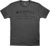 Magpul MAG1112-011-L Go Bang Parts  Charcoal Gray Large Short Sleeve