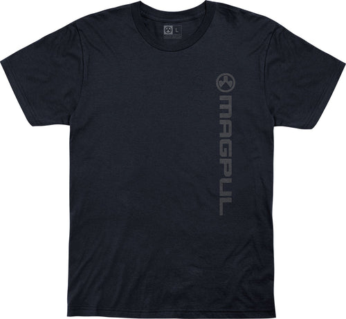 Magpul MAG1113-410-XL Vertical Logo  Navy XL Short Sleeve