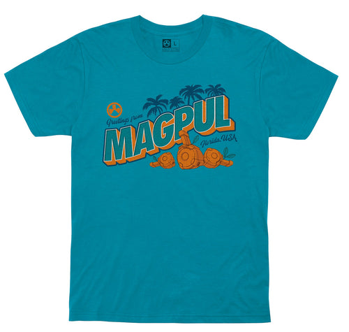 Magpul MAG1170-441-XL Fresh Squeezed Freedom  Ocean Blue XL Short Sleeve T-Shirt