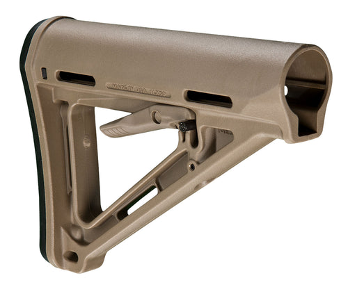 Magpul MAG400-FDE MOE Carbine Stock Flat Dark Earth Synthetic for AR15/M16/M4 with Mil-Spec Tube