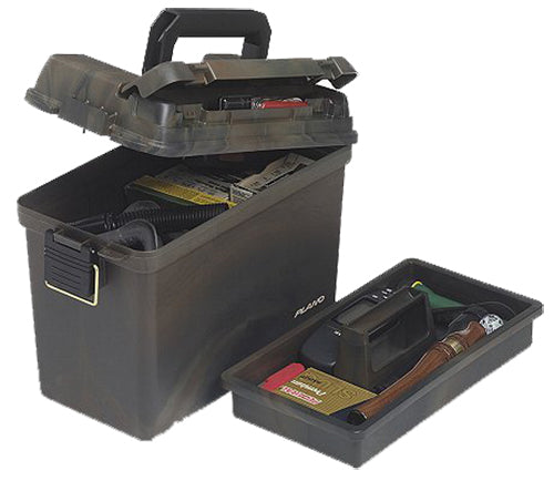 Plano 161200 Plano Field Box Portable Deep 6 Boxes 3 Shells Plastic Camo