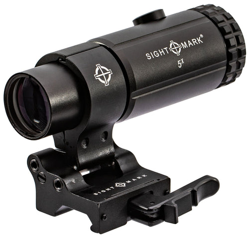 Sightmark SM19064 T-5 Magnifier with LQD Flip to Side Mount 5x 23mm Obj Black Matte