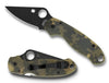 Spyderco C223GPCMOBK Para 3  2.95 CPM-S30V Stainless Steel, DLC Black Drop Point G10 Camo Handle Folding