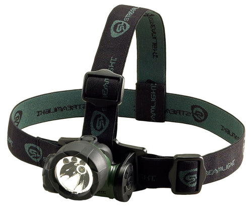 Streamlight 61051 Trident Headlamp 6/25/80 Lumens Green/White C4 LED AAA Green