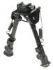UTG TL-BP78 Tactical Bipod with Rubber Feet Black Aluminum 6.1-7.9