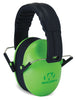 Walkers GWPFKDMLG Passive Baby & Kids Folding Polymer 22 dB Over the Head Lime Green Ear Cups w/Black Band