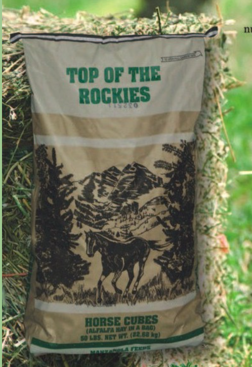 Manzanola Alfalfa Horse Cubes Feed