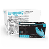 AMMEX Gloveworks Blue Nitrile PF Ind Medium Gloves