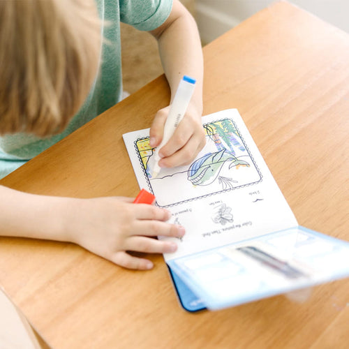 Melissa & Doug On the Go ColorBlast No-Mess Coloring Pad - Sea Life