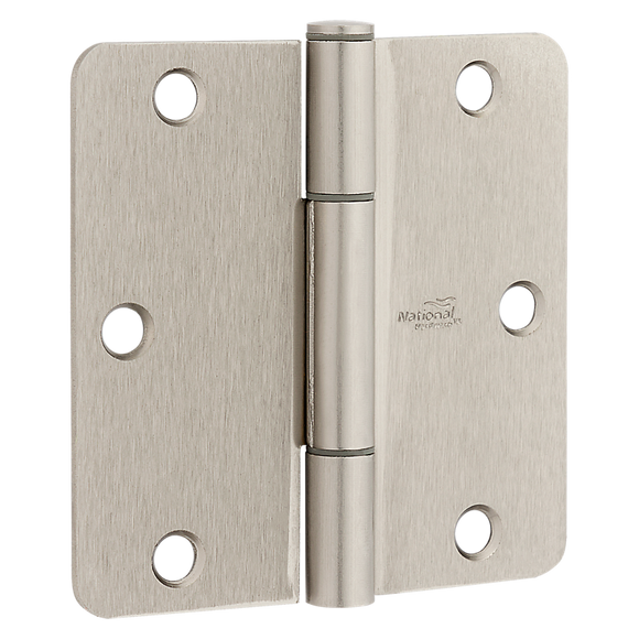 National Hardware Squeak Guard Door Hinges 1/4 In. Radius Round Corners 3.5