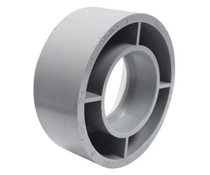 Canplas PVC DWV Flush Fitting Reducer Bushing Spigot X Hub