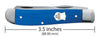 Case Smooth Blue G-10 Mini Trapper