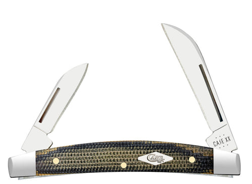 Case Smooth Black & Green Micarta® Small Congress