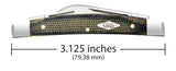 Case Smooth Black & Green Micarta® Small Congress