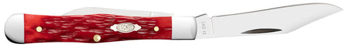 Case Peach Seed Jig Dark Red Bone CS Small Swell Center Jack