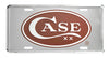 Case Oval Logo License Plate