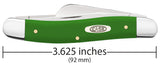 Case Smooth Green Synthetic Medium Stockman
