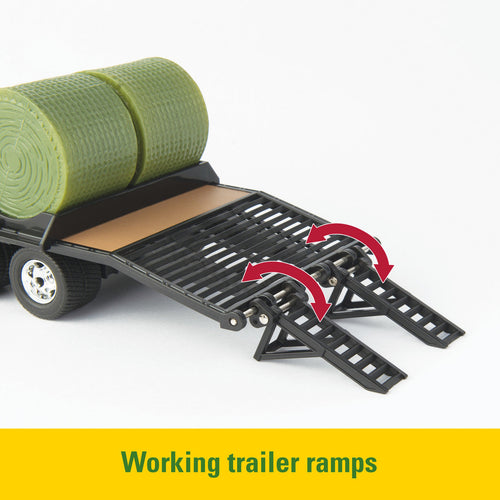 Tomy ERTL John Deere 1:32 Scale Round Bale Haying Set