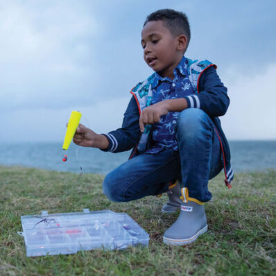 XtraTuf Kids' Ankle Deck Boot Grey