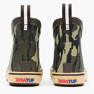 XtraTuf Kids' Mossy Oak® Bottomland Ankle Deck Boot
