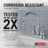 Delta Faucet WINDEMERE® Two Handle Centerset Bathroom Faucet