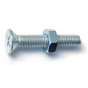 Monster Fastener Zinc Plated Steel Coarse Thread Phillips Flat Head Machine Screws