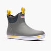 XtraTuf Men's 6 in Ankle Deck Boot Gray/Yellow