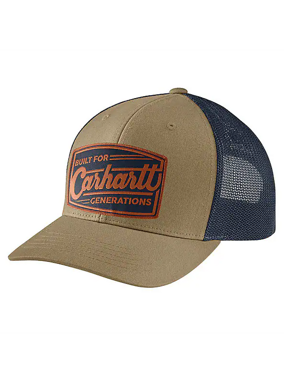 Carhartt Canvas Mesh-Back Built Patch Cap